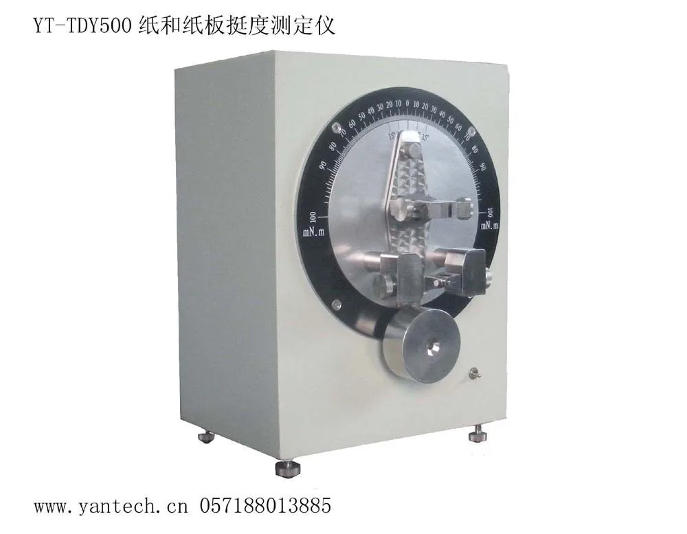 

Paper and Cardboard Stiffness Tester Hangzhou Stiffness Meter YT-TDY500 Tabor Type Stiffness Tester