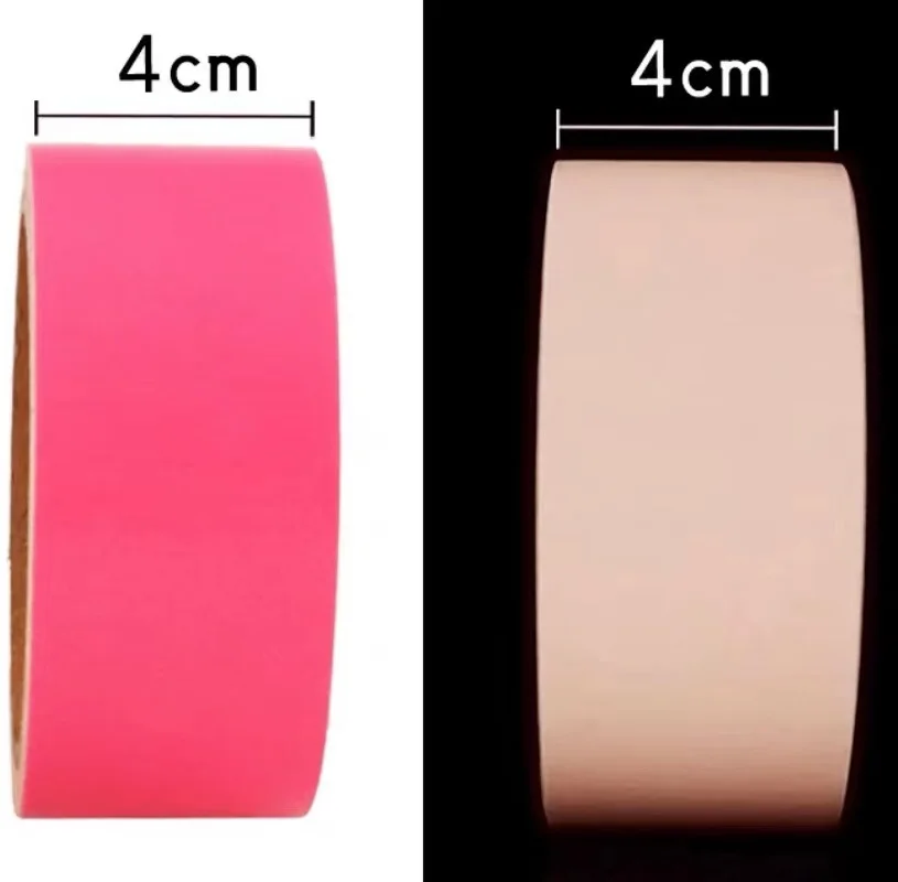 4 cm * 1 m PET-lichtgevende tape Glow in Dark Nachtzicht Fluorescerende tape voor thuis/kantoor/tuin Veiligheidswaarschuwing Decor DIY Craft Access