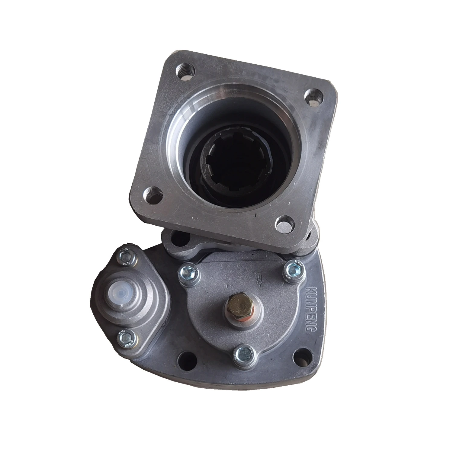 Power take-off assembly In-line transmission type of power take-off for heavy truck gearbox