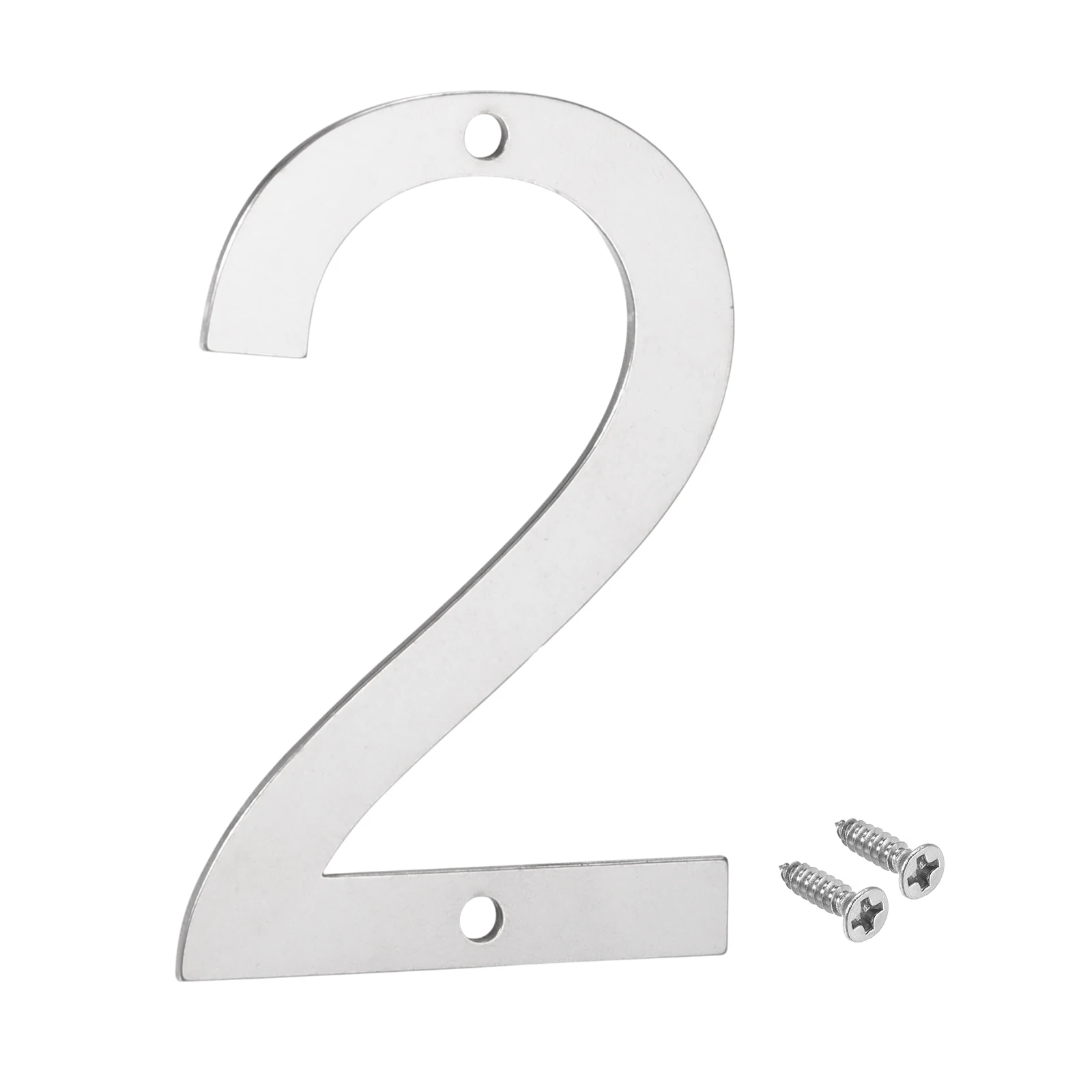 

uxcell 3 Inch 304 Stainless Steel House Number Polishing for Door Mailbox(Number 2)