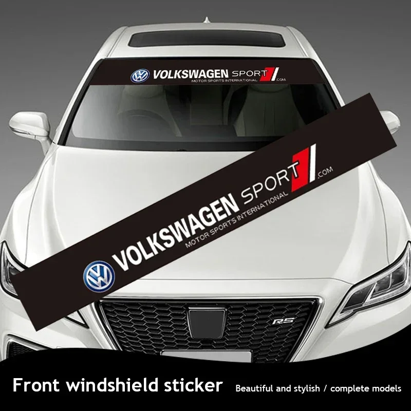 

Car Front Rear Windshield Decal Sticker Decoration Accessories tool For Volkswagen VW Scirocco Golf Amarok T5 Phaeton Teramont