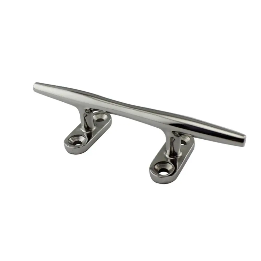 316 Stainless Steel Boat Dock Cleat Heavy Duty Silver Boat Grab Handle Boat Hollow Base 4/5/6/8/10/12 Inch Durable