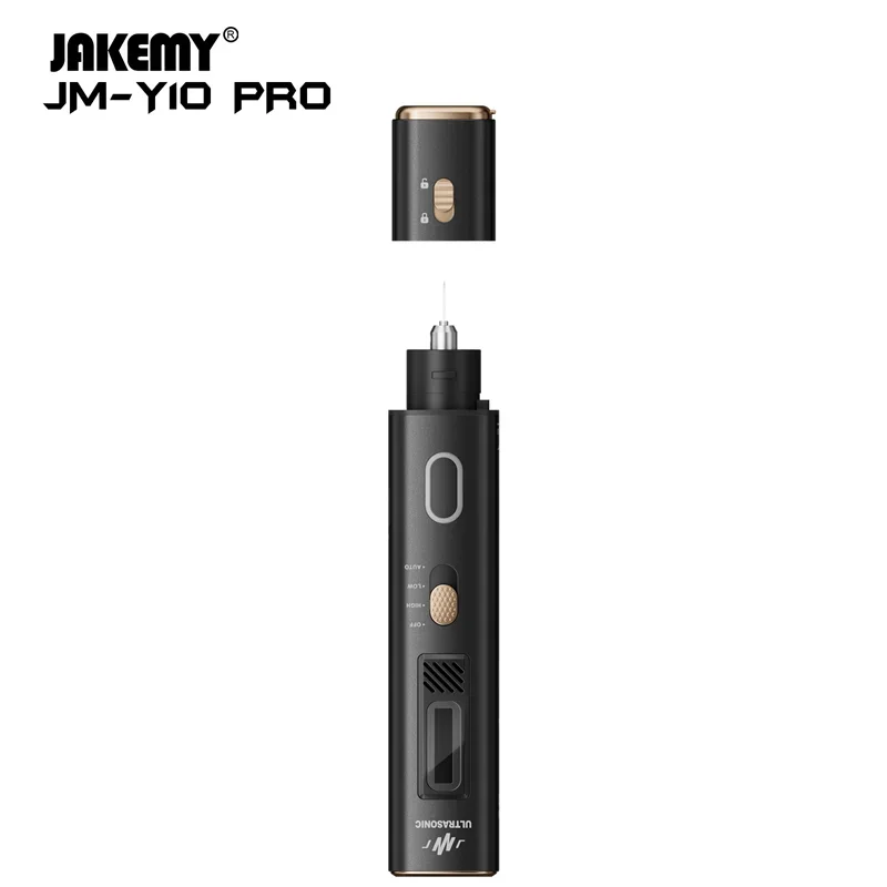 Jakemy JM-Y10 Pro 2 in 1 Ultrason Cutter Plastic Leather Acrylic Engraving Knife DIY Craft Projects Ultrasonic Plastic Cutter