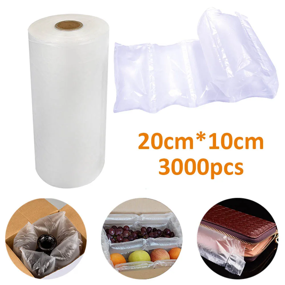 Cuscino d'aria da 3000 pezzi per pellicola per sacchetti macchina 20 * 10 cm cuscino a bolle