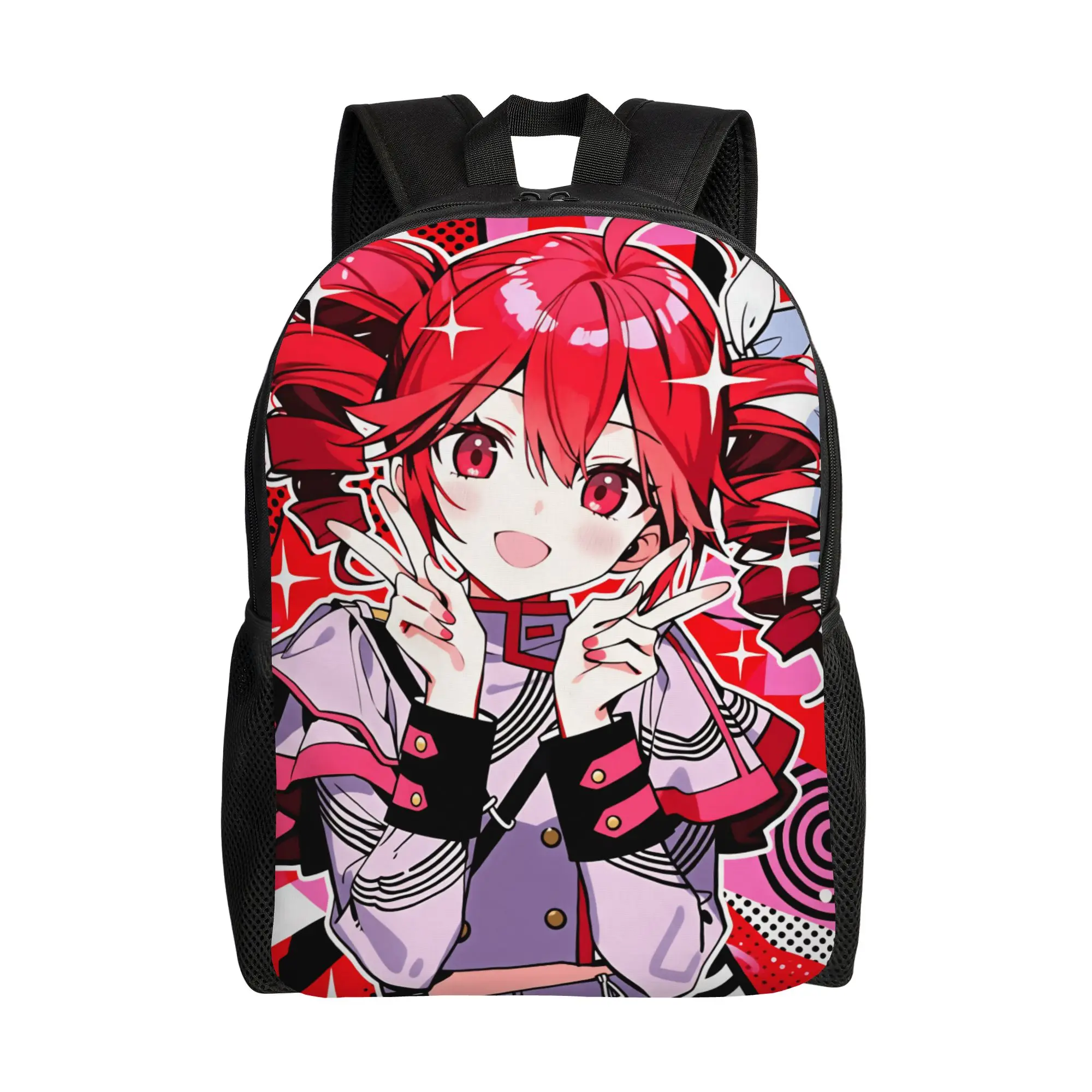 Kasane Teto Backpack  Female Polyester Trekking Backpacks Pattern Fashion School Bags Rucksack