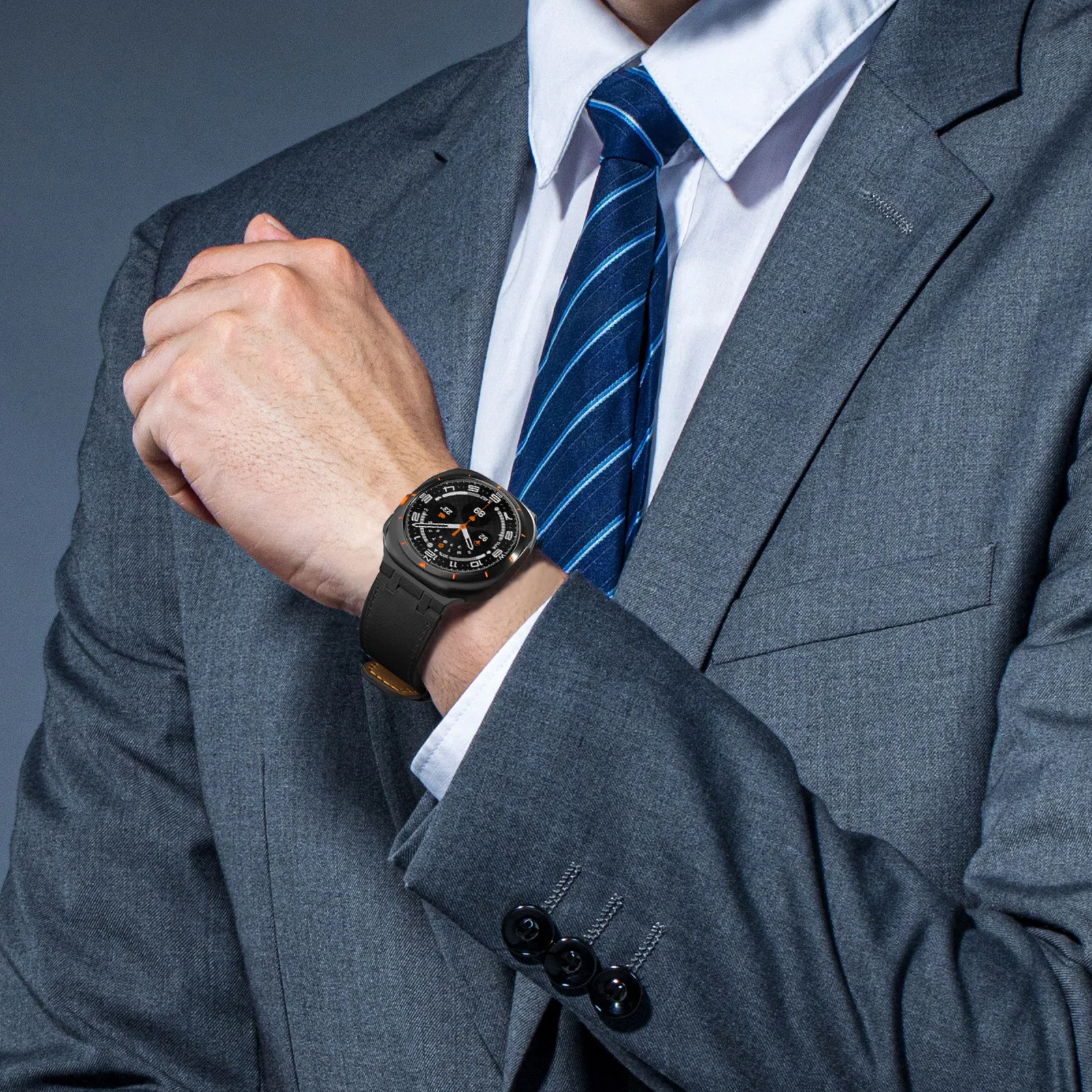 สําหรับ Samsung Galaxy Watch 7 Ultra Smartwatch Band สําหรับ Galaxy Watch Ultra 47 มม.เข็มขัด Correa อุปกรณ์เสริมหนังสายนาฬิกา