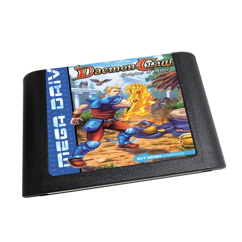 DaemonClaw Origins of Nna Cartão de Jogo MD de 16 Bits para Sega Mega Drive e para Console Original