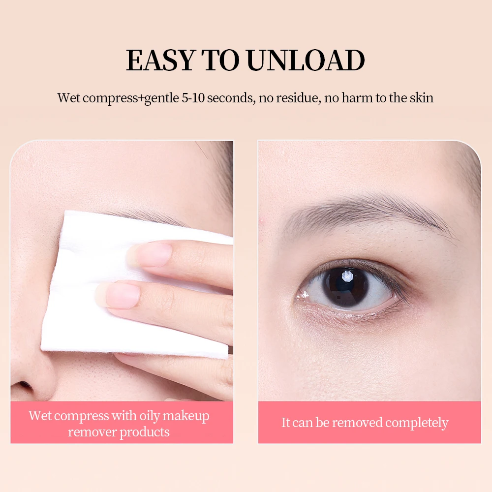 BQI Quick Drying False Eyelashes Glue, Mild Non-Irritating &Transparent & Waterproof Sweatproof False Eyelashes Glue Adhesive