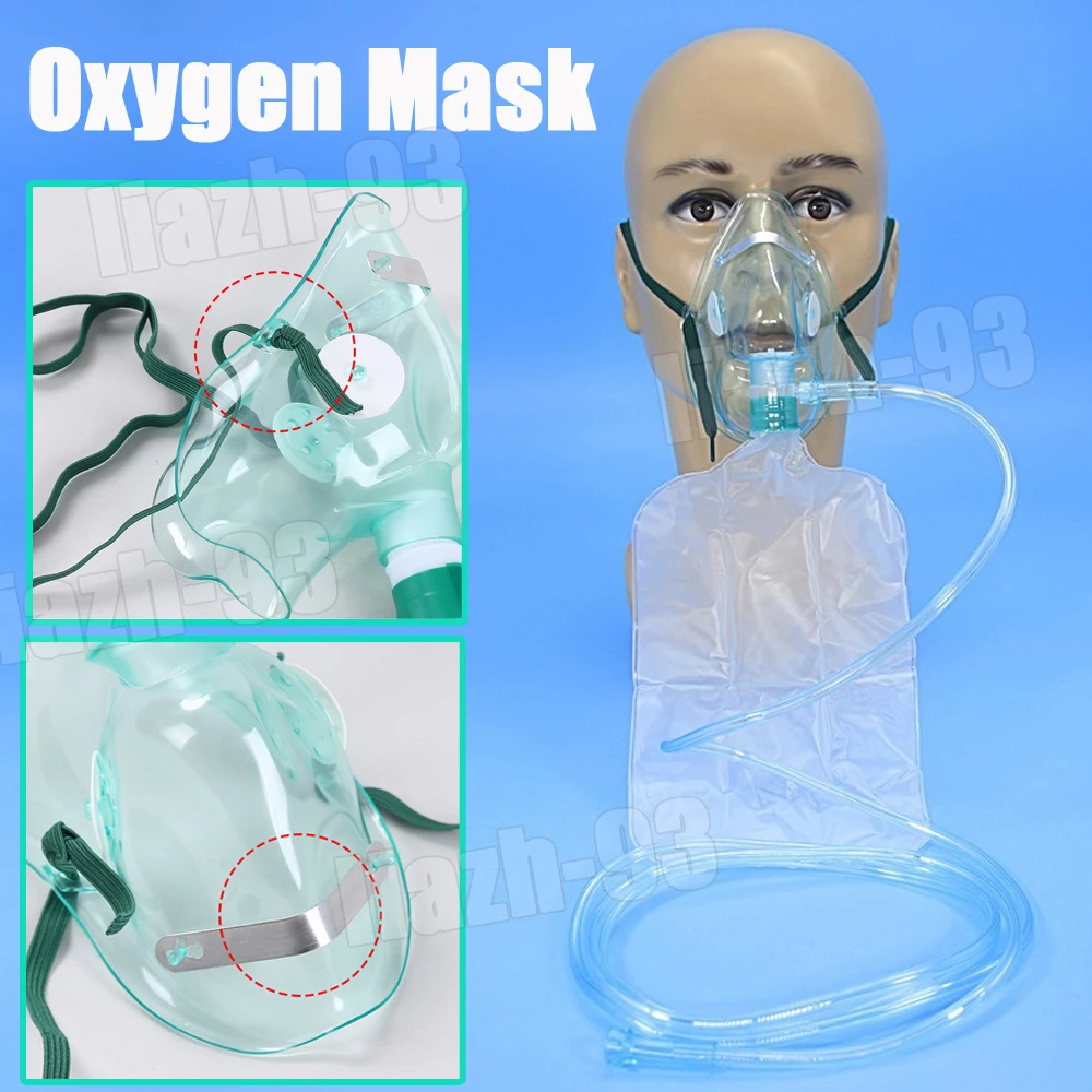 Oxygen Mask Non-Rebreather - Mascarilla de oxígeno no reutilizable para