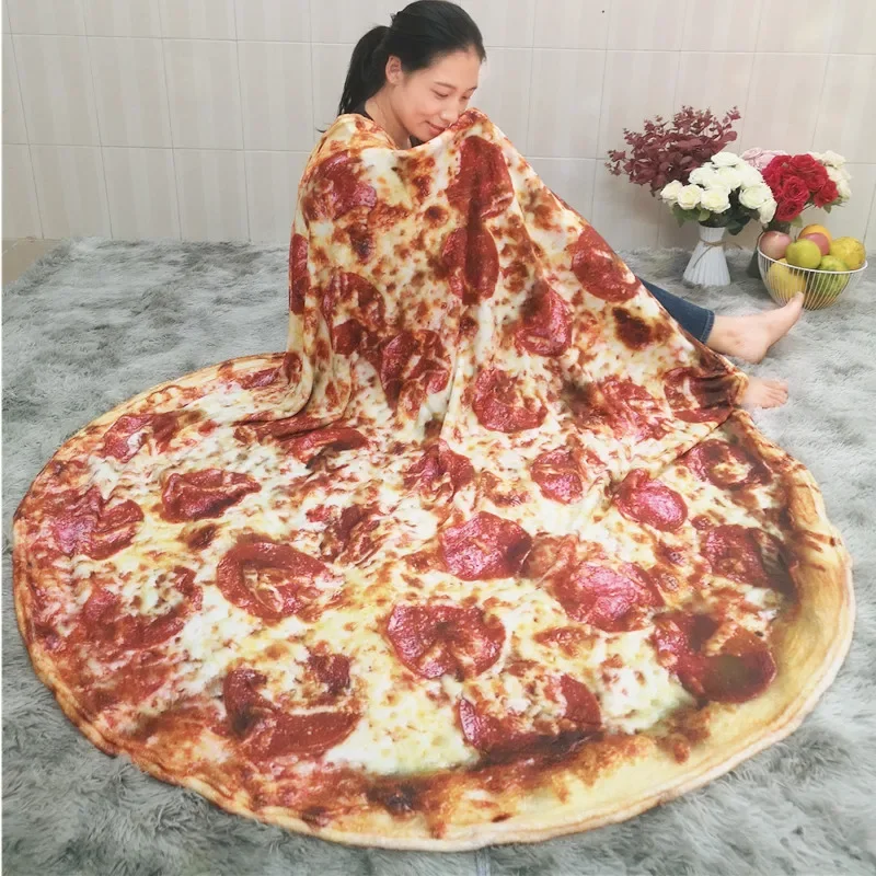 JBTP New Corn Tortilla Blanket Pita Lavash Soft Throw Blanket for Bed Fleece Sofa Plaid Plush Bedspreads Manta Burrito Koce