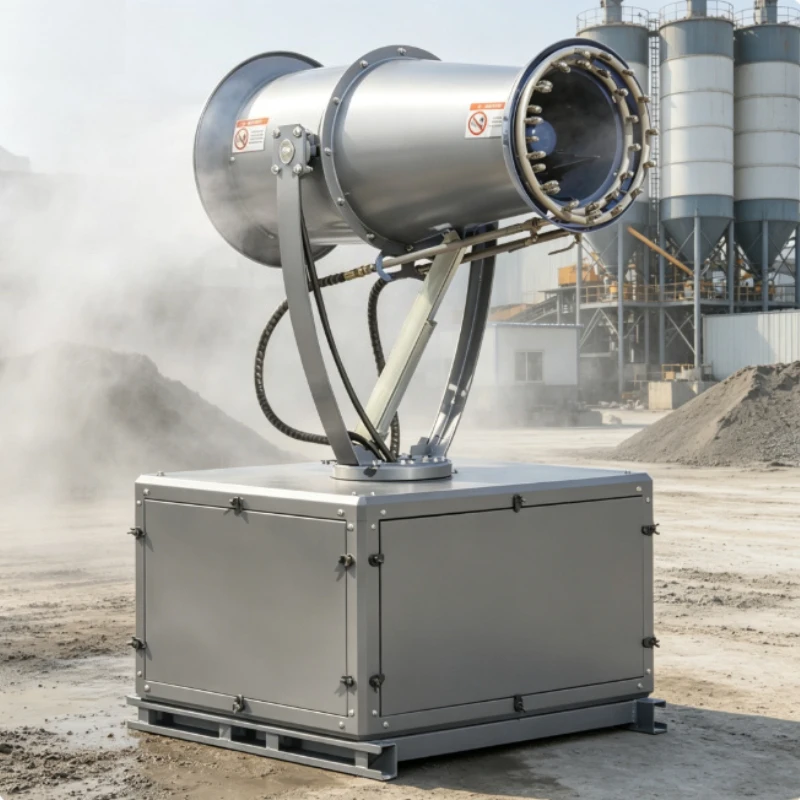 30m Fully Automatic Intelligent Fog Cannon Trailer Remote Operated Machine Open Pit Mine Dust Suppressor