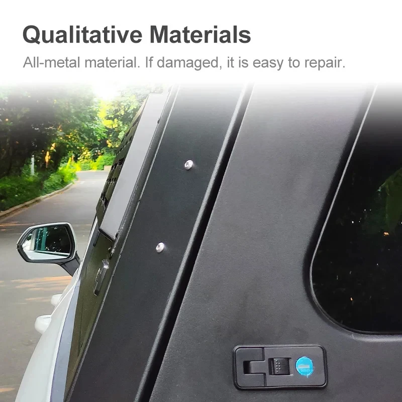 High Quality Heavy-Duty Waterproof Aluminum Hardtop Canopy Riddara RD6 Pickup Truck Bed Cover view 5