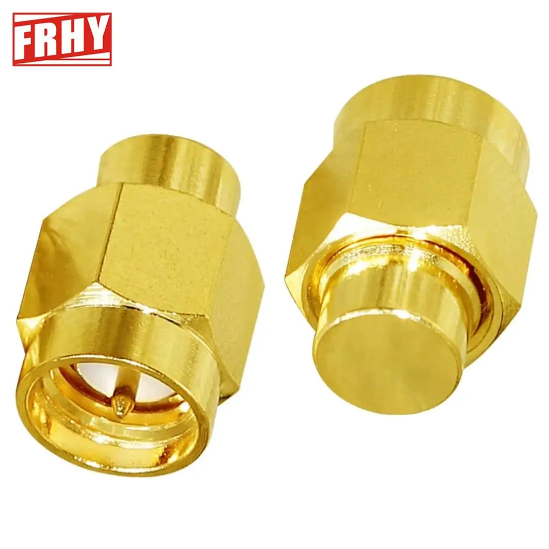 2PCS 2W 3.0GHz 50ohm SMA Male RF Coax Termination Dummy Load Connector Socket Brass Straight Coaxial Adapters