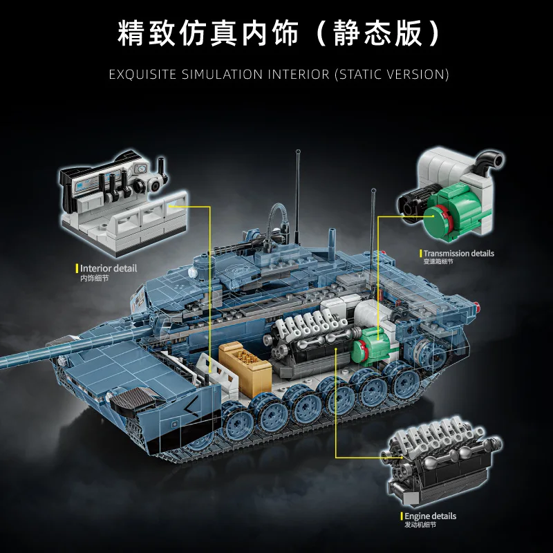 Military Tanks Building Blocks Toys Sets M2 BRADLEY ZBL-19 Tank Soldier City Police Army Bricks Toys for Children Boys Gifts