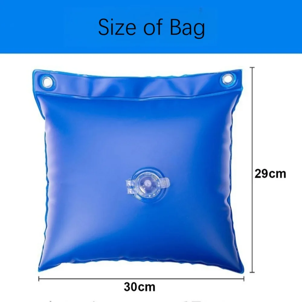 Cubierta para piscina, bolsa de PVC, bolsa de agua para piscina, cubierta gruesa resistente a prueba de viento para piscina para invierno