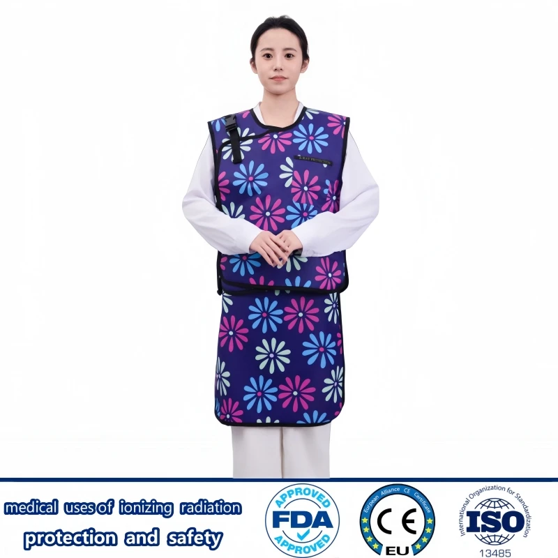 X-ray gamma ray radiological protective 0.5mmpb sleeveless lead vest lead skirt Industrial radiation shielding super soft suit