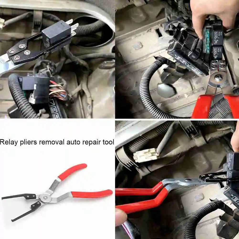 Automotive Relay Disassembly Clamp Fuse Puller Car Remover Pliers Clip Hand Tool Suitable for Volkswagen Car Repair W7O2