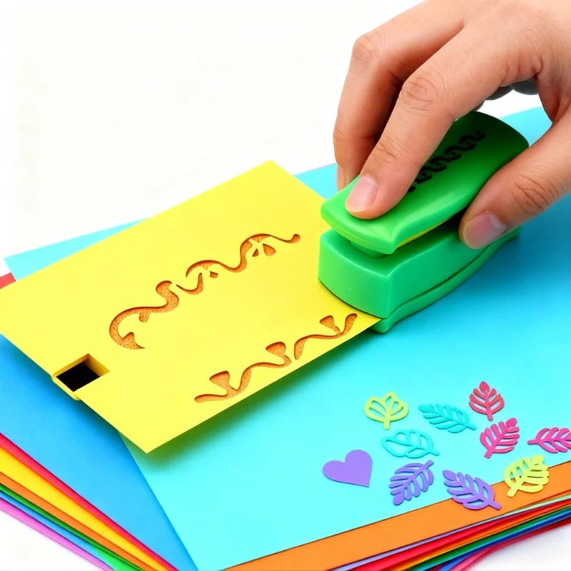 1 Pcs Edge Embossing Machine DIY Handicraft Art Materials Pattern Presser Handmade Flower Press Pattern Puncher