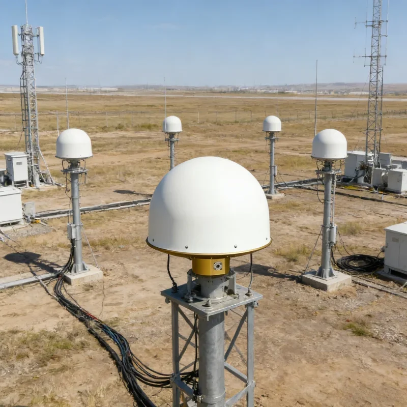High Precision GNSS RTK Choke Ring Antenna 3D Full Band Survey Glass Fiber Outdoor Base Station Mapping Receiver CA341