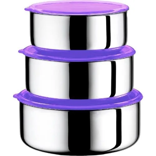 Özberk 3'lü Purple Storage Container Set