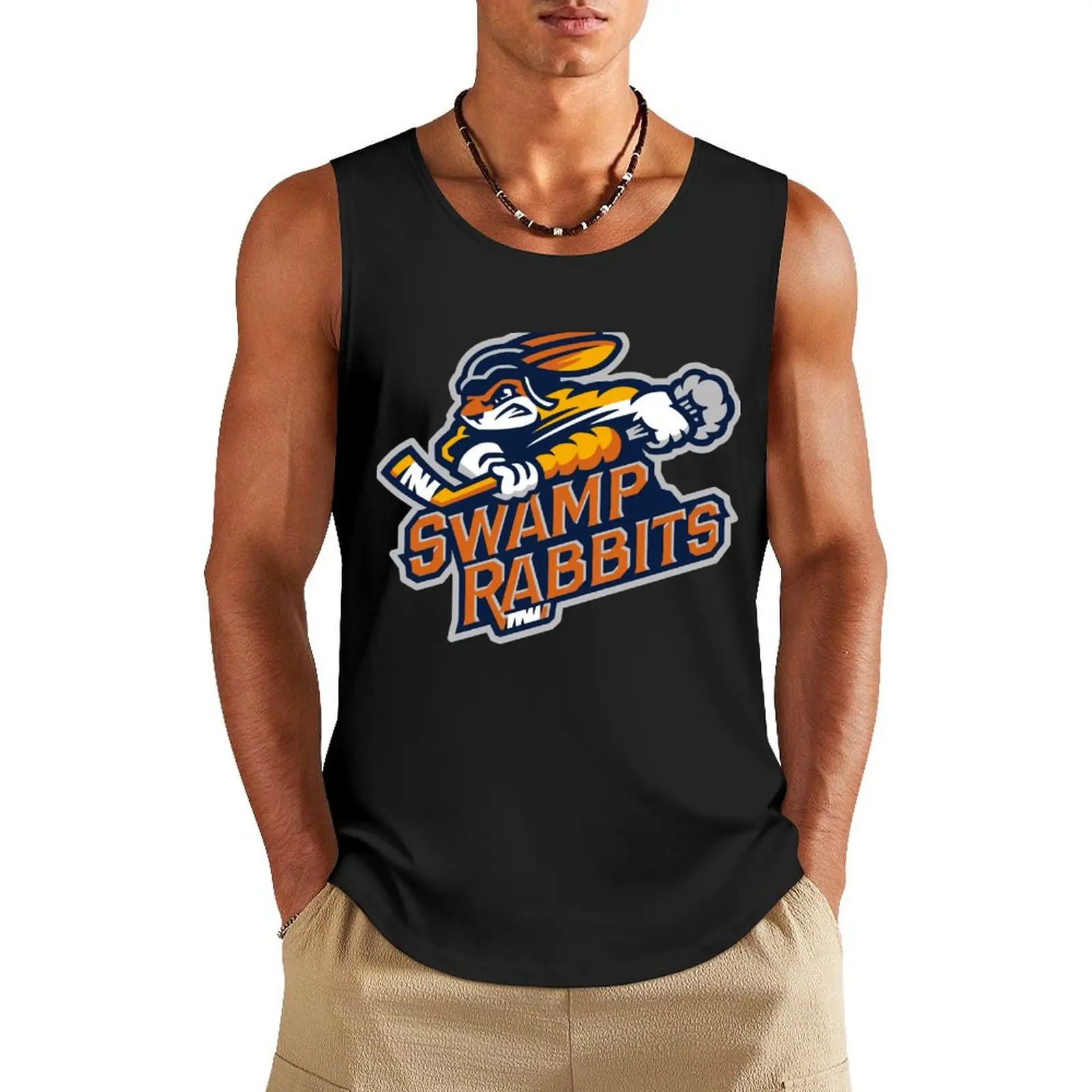 

Greenville Swamp Rabbits Tank Top clothing men fitness gym clothing men