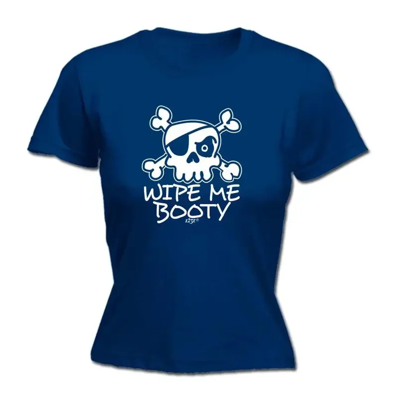 Wipe Me Booty Womens T Shirt Funny Novelty Gift