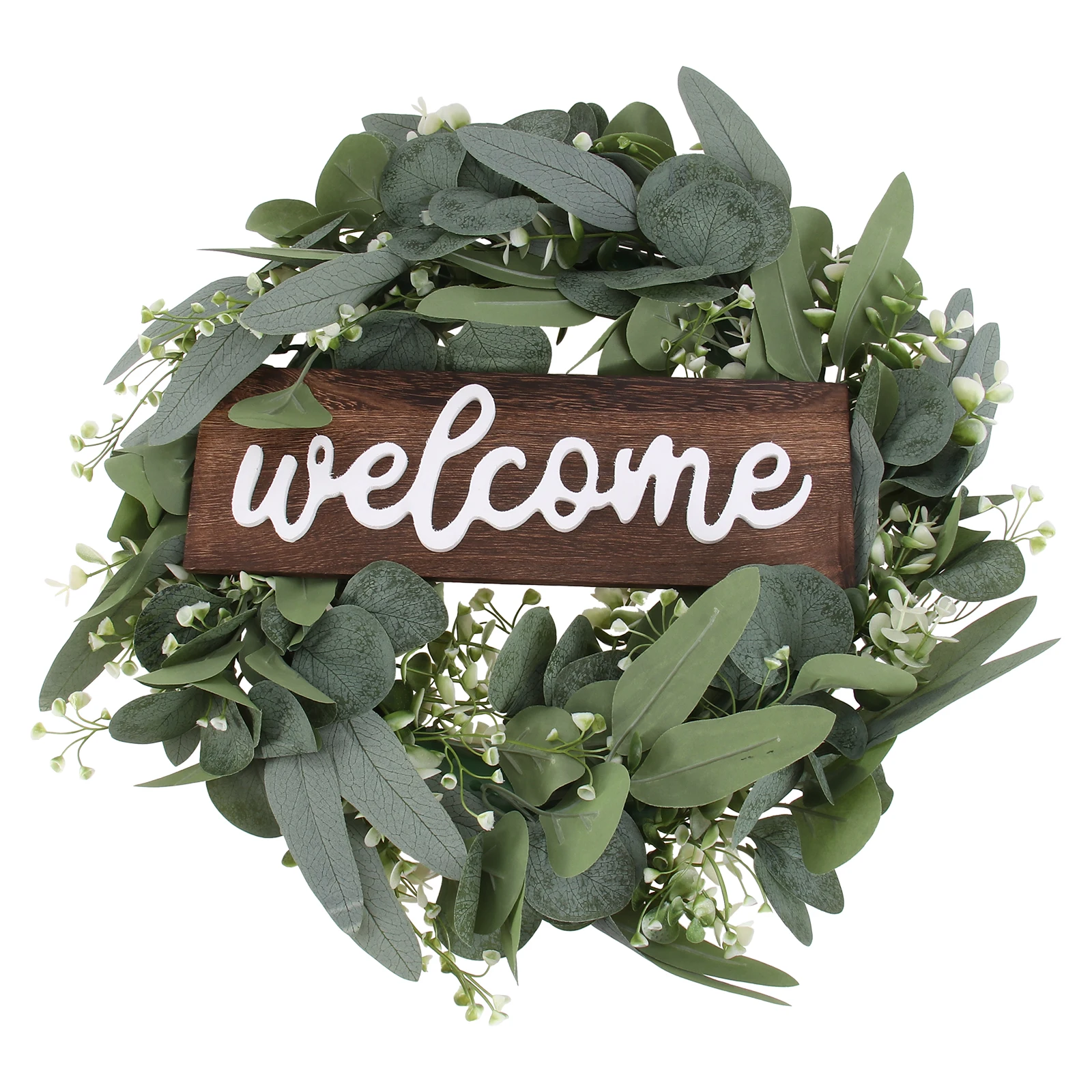 

1Pcs Simulation Wreath Door Decorative Garland Adornment Welcome Wreath for Home Party Holiday Decoration Garland Adornment