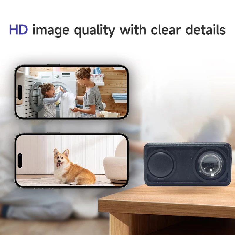 

Mini Camera 1080P HD WiFi Remote Monitor Baby Pet Camera Built-in Battery Night Vision Smart Home Security Protection