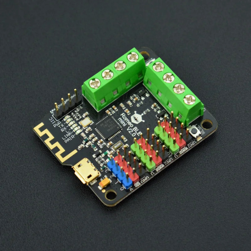 

Romeo BLE Mini V2.0 Controller Compatible with Arduino ATmega328p Chip