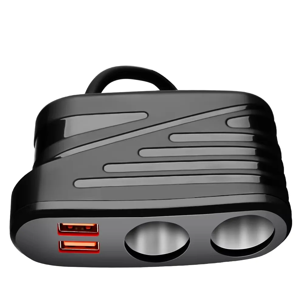 Car Cigarette Lighter Adapter USB Port QC3.0 Car Charger Switch 12V/24V Auto Socket Splitter Outlet Adapter 시거잭
