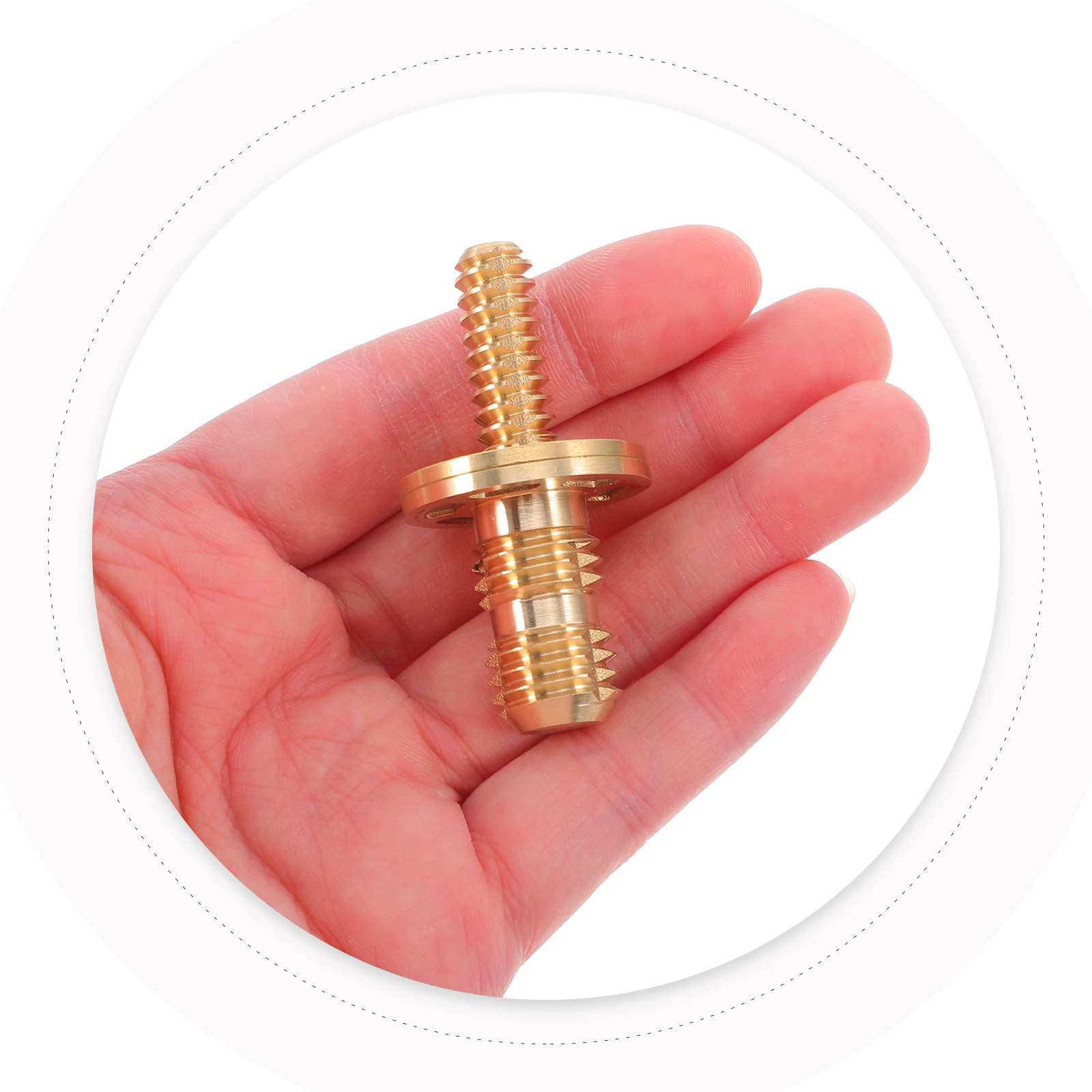 

Pool Interface Screw Connector Parts Golden Joint Heavy Duty Copper Screws Extended Handle Easy Installation Durable