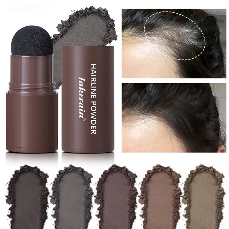 Haarpulver, Haaransatz-Puder, sofort abdeckende schwarze Wurzel, natürliche Haarfüllung, Haaransatz, Schattenpuder, Haar-Concealer-Abdeckung