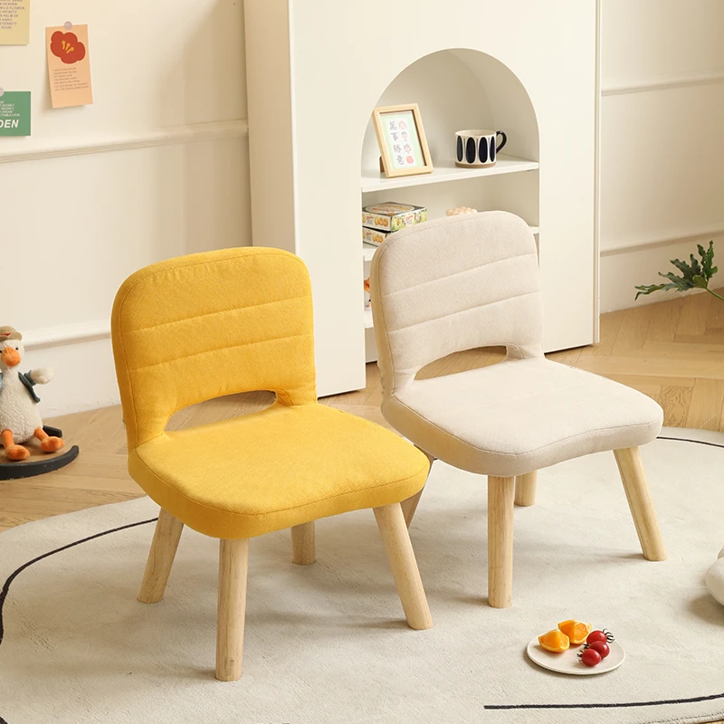 

Short stool, backrest,comfortable to sit on for a long time, changing shoes, stool in the living room, and wooden bench