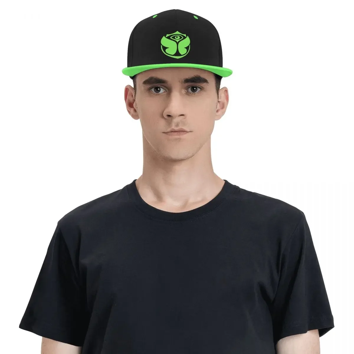 Custom Green Tomorrowland Baseball Cap Flat Sports Snapback Men Women's Adjustable Hip Hop Hats