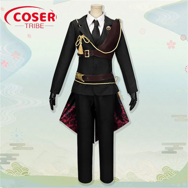 COSER TRIBE Anime Game Touken Ranbu  Shokudaikiri Mitsutada Diffuse Exhibition Halloween Carnival Role Play Costume Complete Set