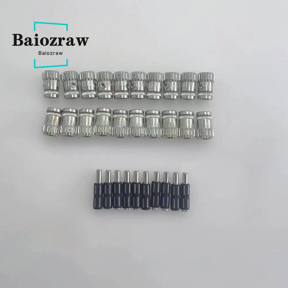 Baiozraw Enrager Thỏ Cà Rốt Ăn ERCF Phần Cứng Full Bộ Mịn Cần Trục Chịu Lực MR85ZZ 623ZZ Con Quay Voron 2.4 Cây Đinh Ba