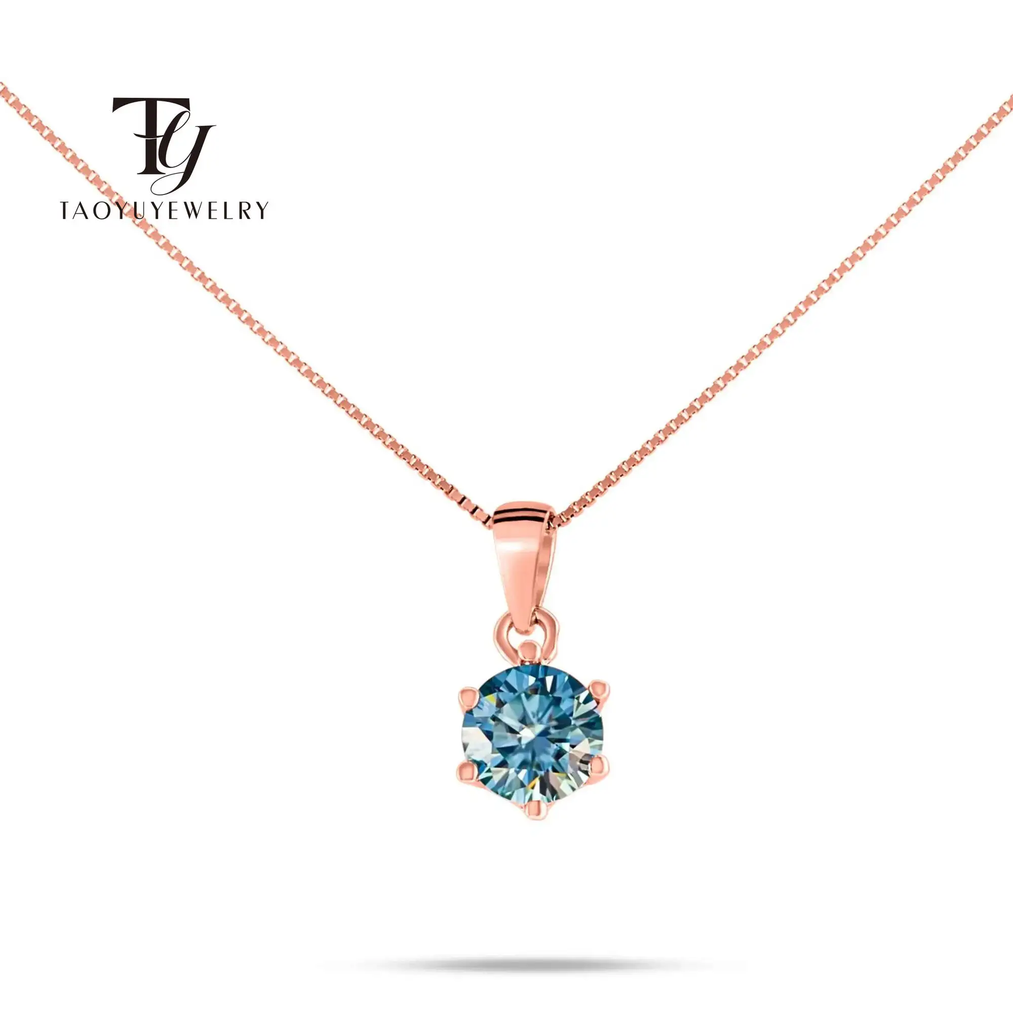 

Sparkling Real 1 Carat D Color Moissanite Pendant Necklace 100% 925 Sterling Silver Engagement Wedding Party Fine Jewelry Gift