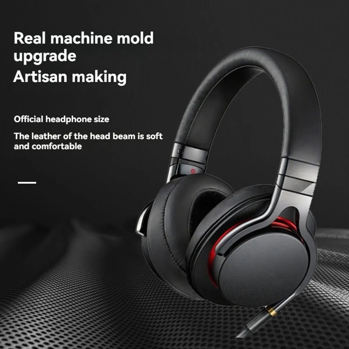 (أعلى بيع) استبدال شعاع إصلاح أغطية جلدية ل MDR-1A 1ABT 1R 1RBT سماعة حلقة يغطي حماة عقال أسود #6