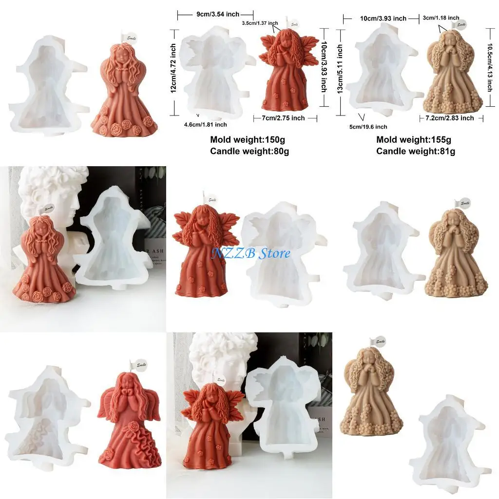 

T21F Beautiful Girls Shaped Resin Mould Creating Silicone Mold