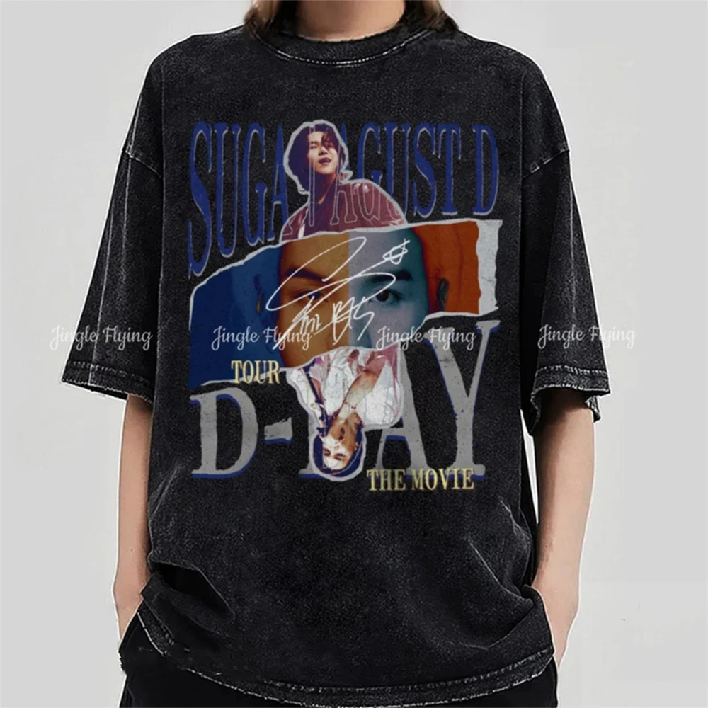 Movie Vintage Min Yoongi World Tour Oversize Unisex T-Shirt