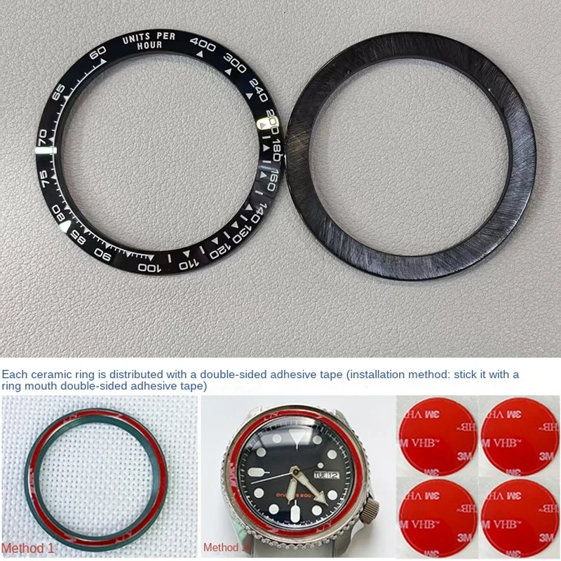 สําหรับ Rolex Daytona 116500 Universe Series 38.5 มม.39.3 มม.เซรามิคขนาด 12 นาฬิกา Inlineed ดิจิตอลด้านนอกแหวน bezel แหวน mod อะไหล่
