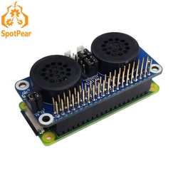 Carte d'extension de haut-parleur Raspberry Pi zéro/3B/4B, amplification audio GPIO, carte son PWM