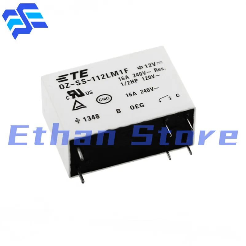 10PCS Power Relay OZ-SS-112LM1 OZ-SS-105L 112L 124L OZ-SS-112L1 OZ-SS-124LM1 OZ SS 112 124LM1 5VDC 12VDC 24VDC 16A 6Pin 8Pin