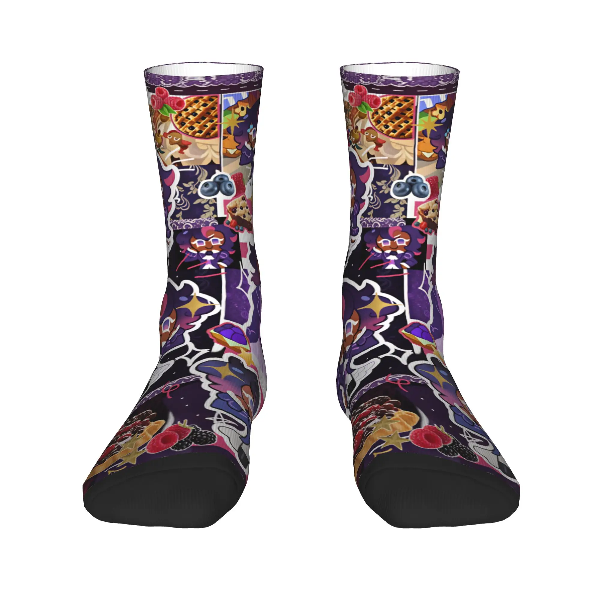 Men Socks Shadow Milk Cookie Run Kingdom Stockings Non Slip Quality Socks Autumn Funny Design Running Socks