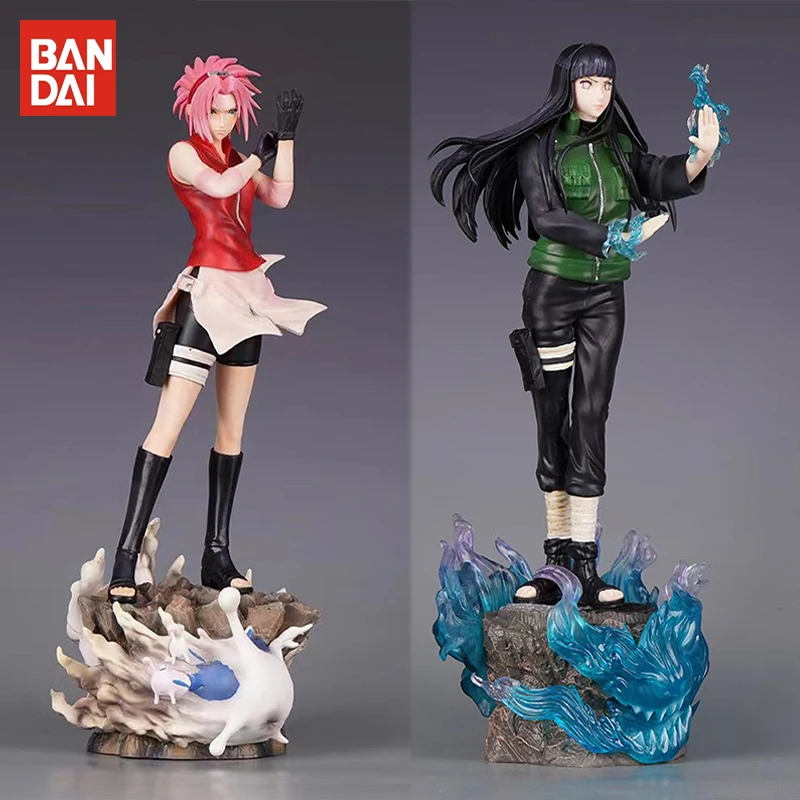 

38cm Naruto Figures GK Haruno Sakura Hyuga Hinata Action Figures PVC Anime Model Collection Statue Toys Perimeter Birthday Gifts