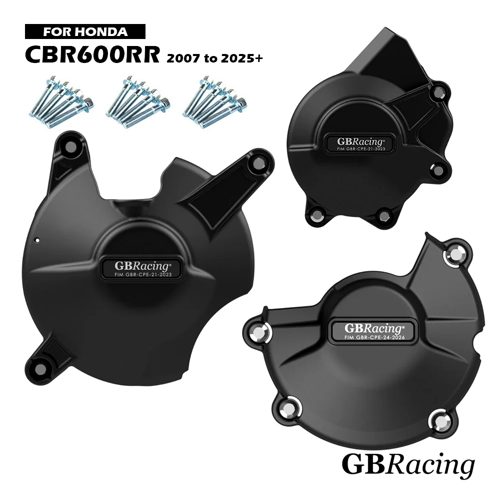 

CBR600RR 2007-2024 GBRacing Защитная крышка двигателя для HONDA CBR600RR мотоциклетная защитная крышка сцепления, аксессуары