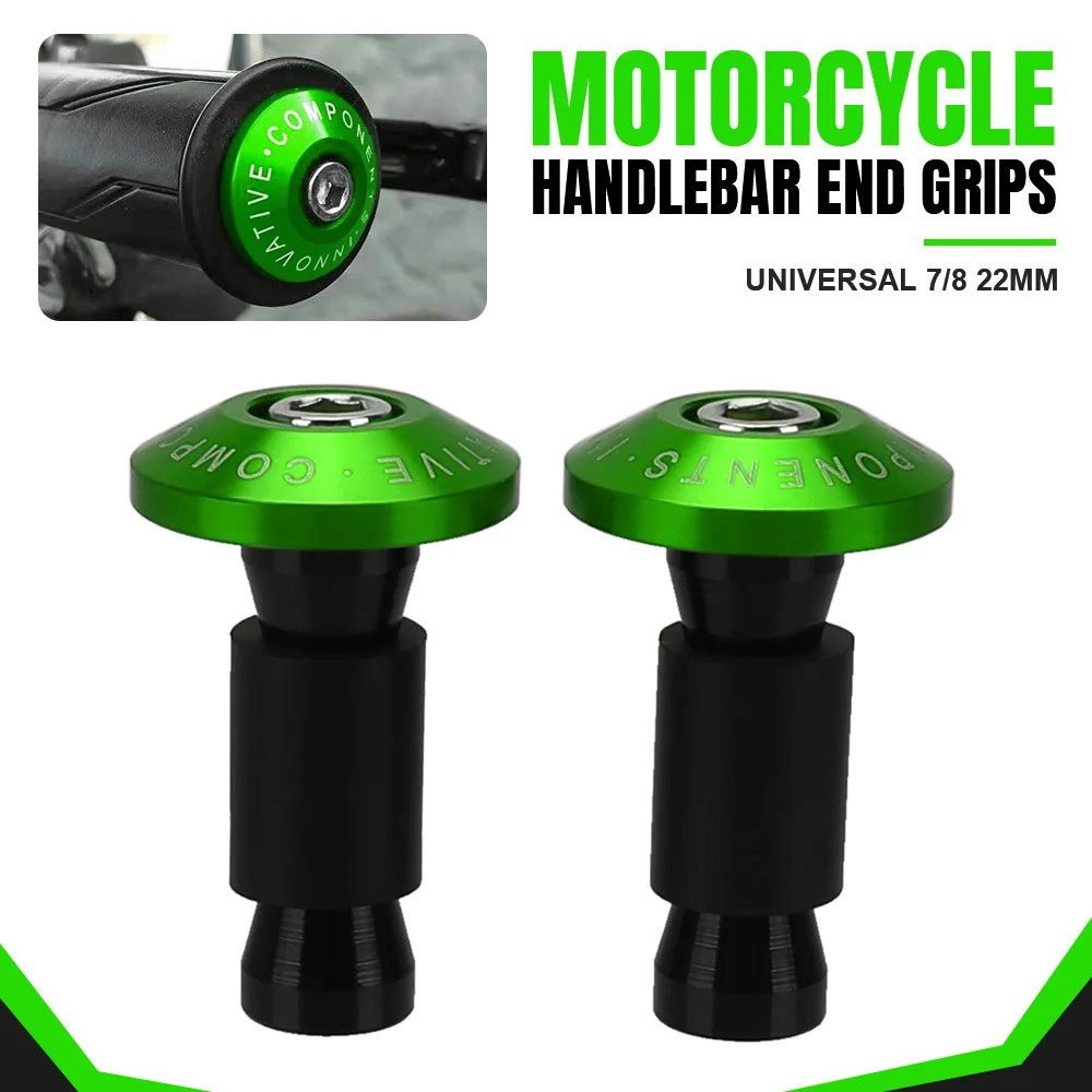 

For Kawasaki W800/SE W800SE 2012 2013 2014 2015 2016 Motorcycle 7/8'' HandleBar Grips End Anti Vibration Silder Plug Accessories