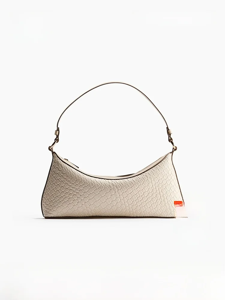 

H&M Summer 2026 Women's Single Shoulder Bag Fashionable New Style Handbag Leather Material Quality Craftsmanship
