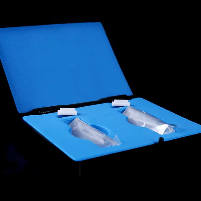 2 Stück 1 mm Quarz-Standardküvette, 2 klare optische Seiten, 350 µl, UV-transparente Spektralphotometer-Probenzelle, hohe Lichtdurchlässigkeit. – Detail 10