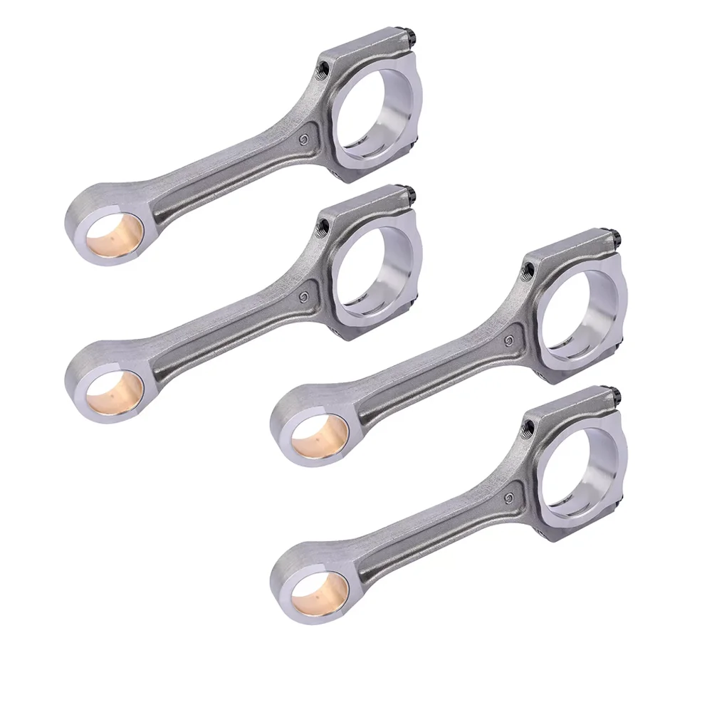 Engine Parts 4x Connecting Rod Fit 2.4L l4 GAS For Hyundai Sonata Tucson Kia Optima Sorento Sportage Santa Sport 2.4L G4KJ 11-20
